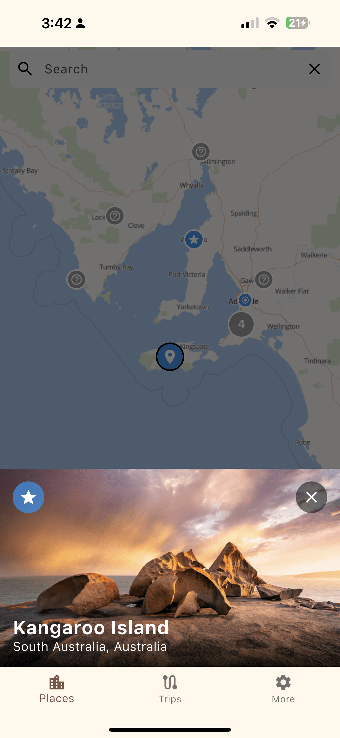 Application map view screenshot
